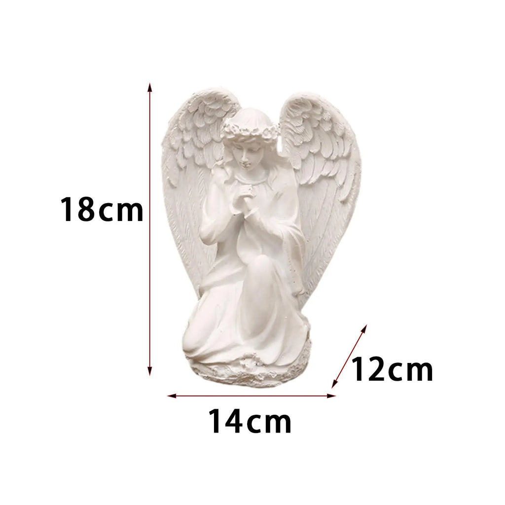 Praying Angel Resin Figurine – Home, Garden & Memorial Statue Angel Resin Figurine Zpaxo