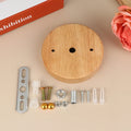 10/12cm Wood Lamp Base Modern Ceiling Plate Wooden Ceiling Holder Pendant Lamp Fitting Chandelier Base DIY Lighting Accessories Zpaxo A1 10cm