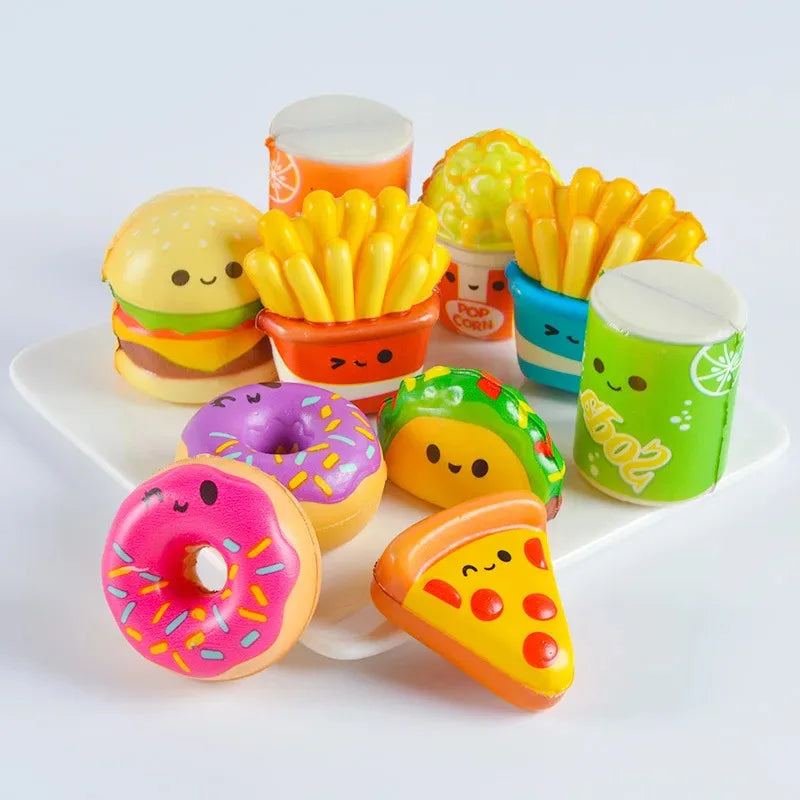 Mini Fast Food Resin Miniatures Cute Snack Shapes Micro Decor DIY