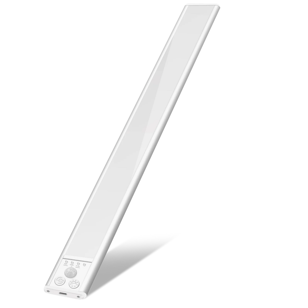 1 Pack LED under Cabinet Lighting Motion Sensor Closet Light Rechargeable Kitchen Lamps 20cm/30cm/40cm/50cm for Home Decor Zpaxo