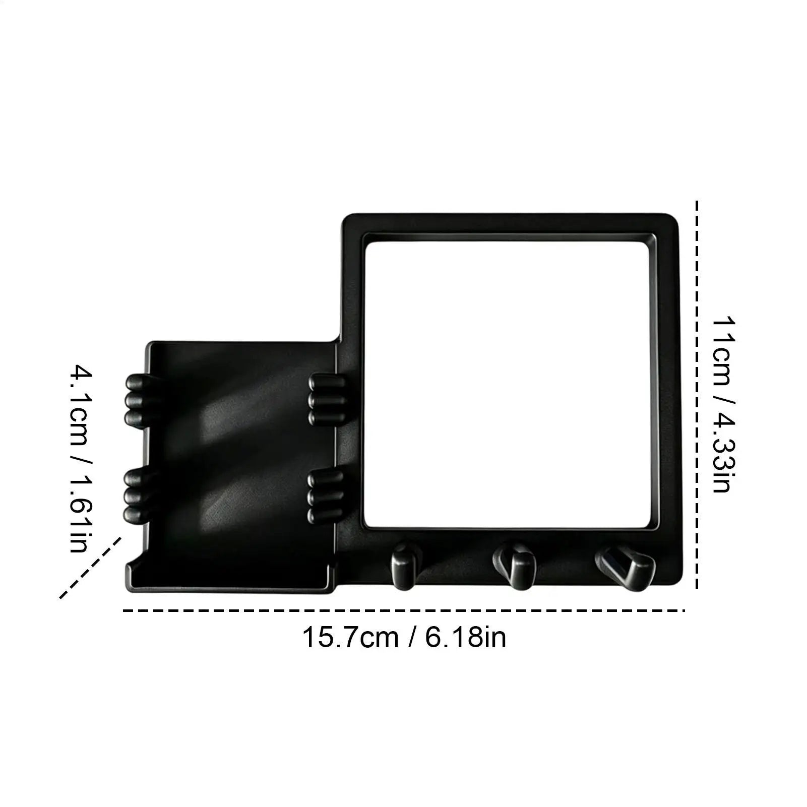 Remote Control Holder Wall Mount Adhesive Waterproof On-off Decor TV