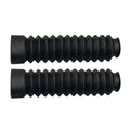 Gators Gaiters Iron Ring Shock Dust Guard Motorcycle Front Fork Cover Zpaxo black