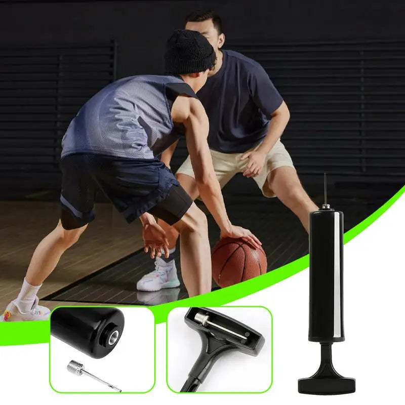 Basketball Pump Handheld Sports Ball Needle Inflator Tire Soccer