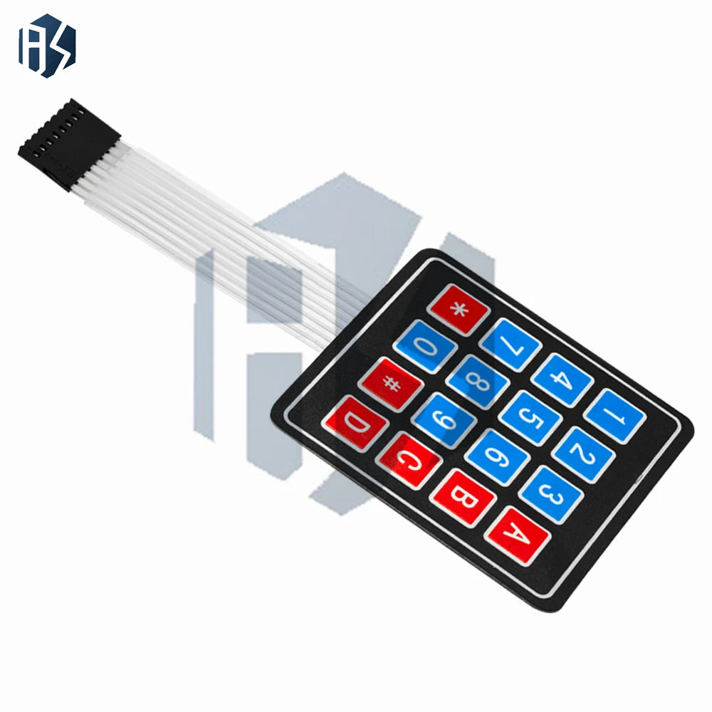 4x4 16 Keys Membrane Keypad Module Matrix Keyboard Compatible Arduino Zpaxo