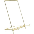 Premium Stainless Steel Display Stand for Picture Frames Books Artwork Plates Cookbooks Easy Tilt Angle Stable Base Decorative