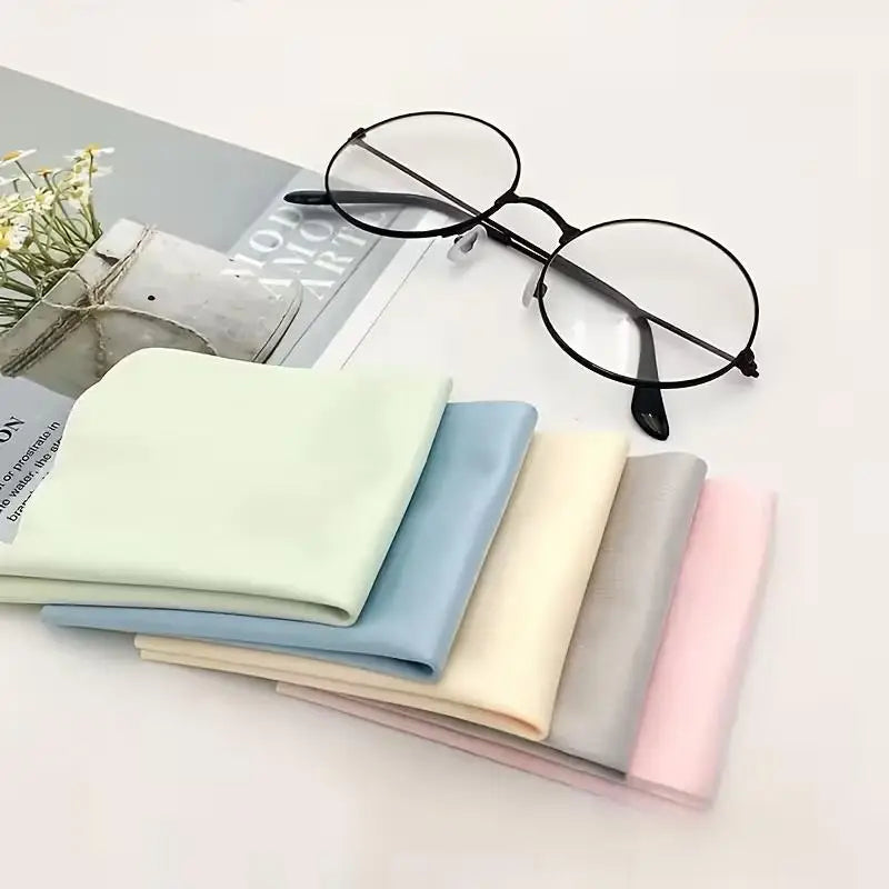 1/8pcs random Lens Cleaning Cloth – for Glasses, Camera, Phone & Tablet Screens, Piano, Jewelry, Multipurpose Zpaxo