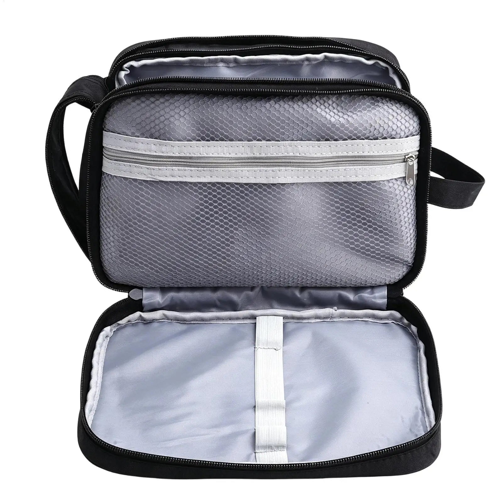 Toiletry Bag Men Waterproof Leakproof Multi-compartment Mesh Pocket