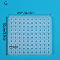 100-Cavity Mini Cat Paw Square Round Silicone Mold Wax Seal Stamp Scrapbooking Tools Earrings Pendant Jewelry Art Craft Mold Zpaxo Star