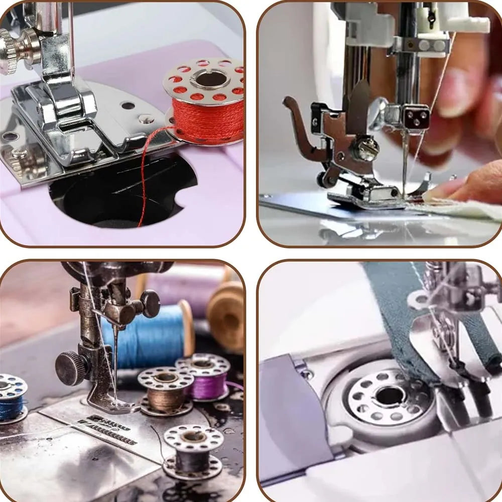Metal Bobbins & Bobbin Case Set – Brother & Singer Machines Sewing Machine Parts Zpaxo