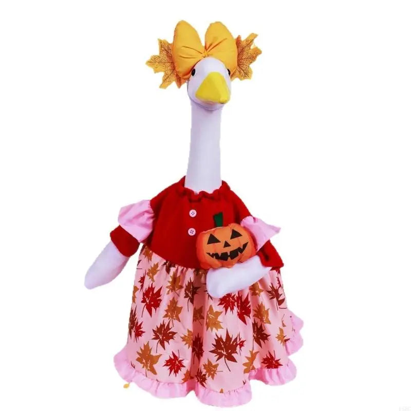 Adorable Fabric Geese Blouse Costume Porch Yard Halloween Fall