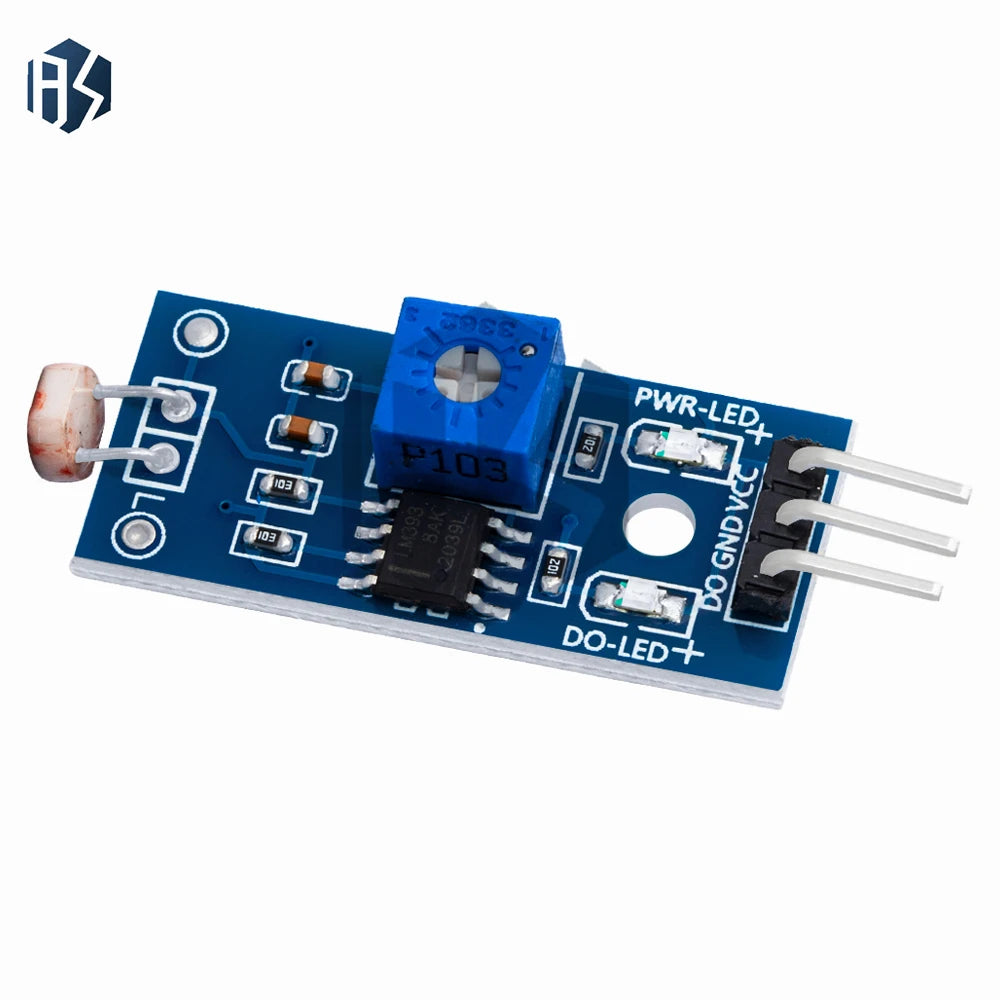 Light Intensity Detection Module - Photosensitive Brightness Resistance Sensor for Arduino Zpaxo