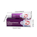 Denture Adhesive, Natural Fit,Comfortable Secure Hold, Long-Lasting & Gentle, Beautiful Smile Enhancement, Perfect for Daily Use Zpaxo 1set