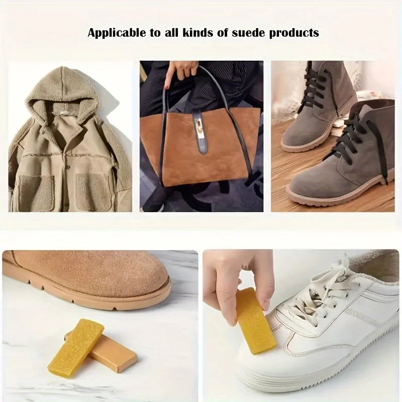 1 Leather Suede Cleaning Wipes Eraser Shoes Bags Quick Stain Removal