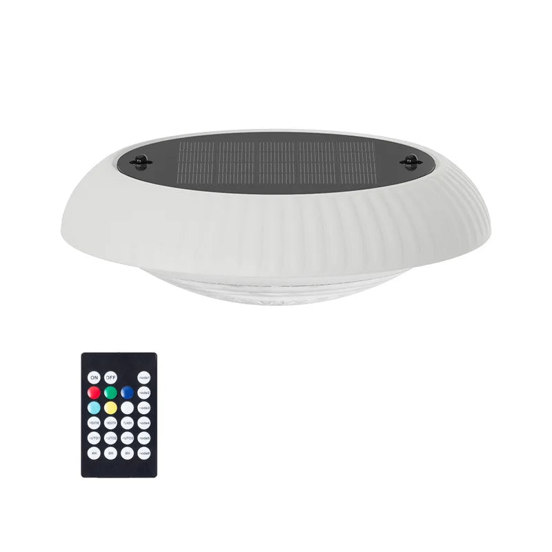 Solar Floating Pool Light RGB Changing Remote Control IP67 Waterproof Zpaxo colorful light
