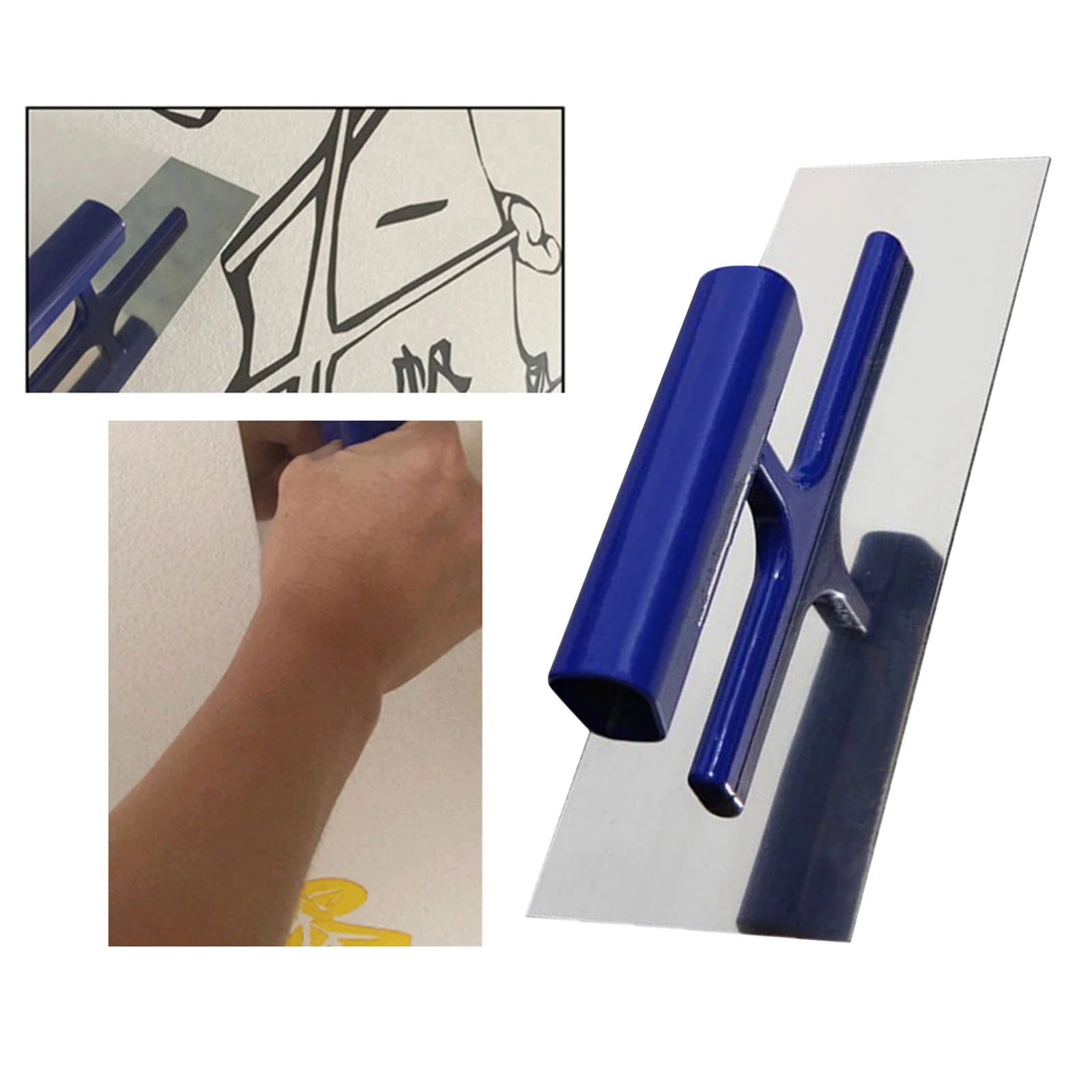 Plastering Trowel Devices Finishing Trowel for Pool Coatings Lining Concrete Skimming Drywall Trowel Hand Tool for Plasterboard Zpaxo