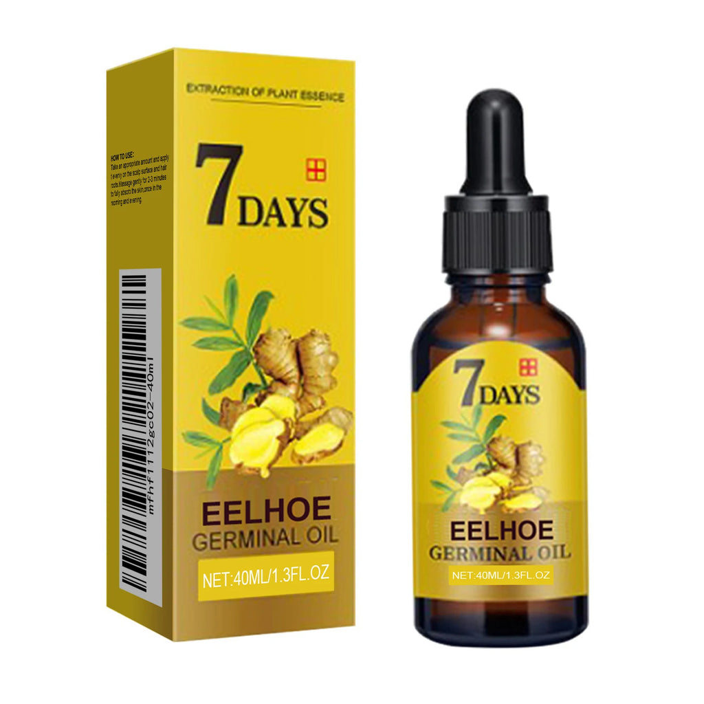 EELHOE Ginger Hair Growth Oil for Scalp Massage Hair Follicle Treatment Hair Care Germinal Essence for Regrowth & Loss Treatment Zpaxo