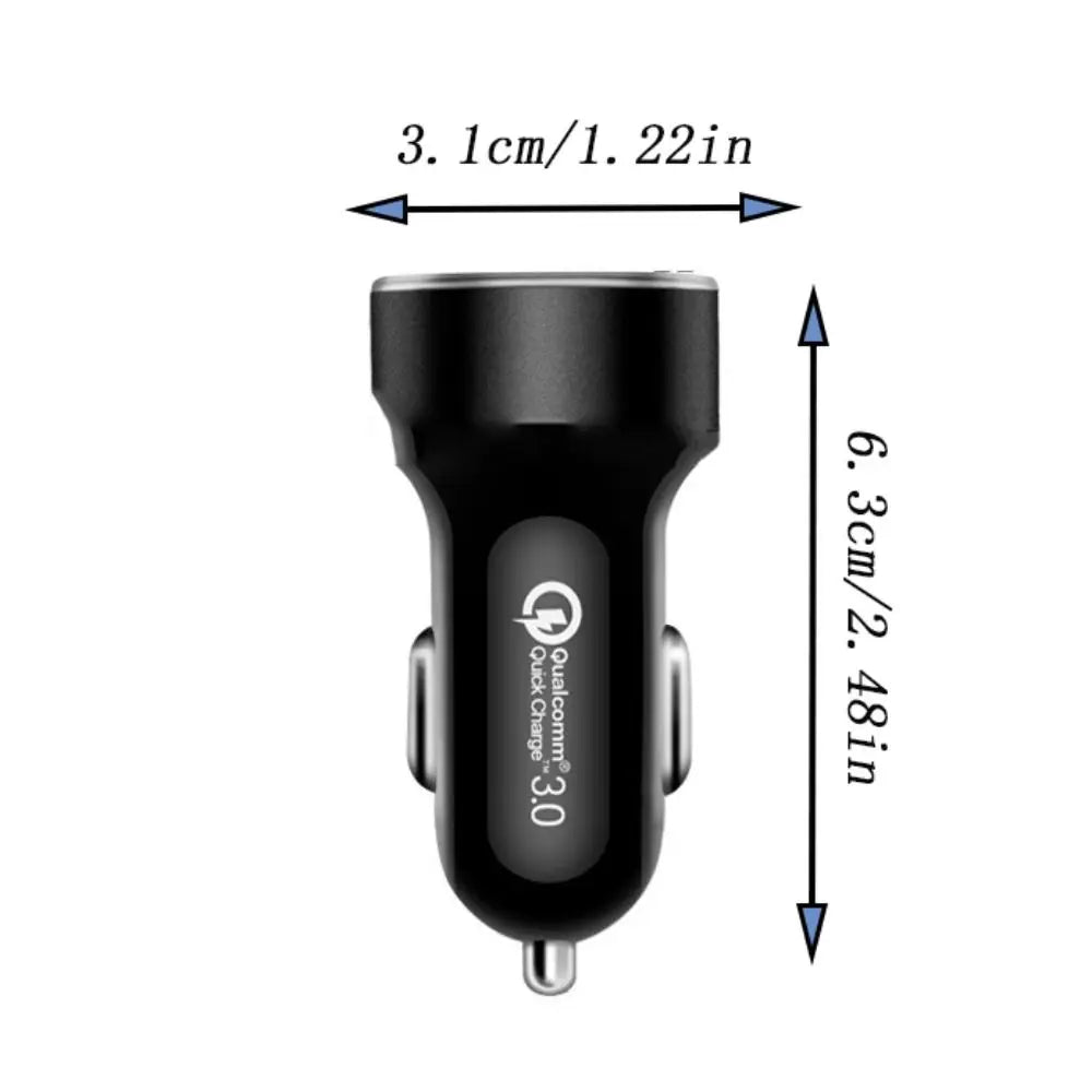 Dual USB Ports Car Phone Charger 240W 12-24v C Adapter Fast Charging Zpaxo
