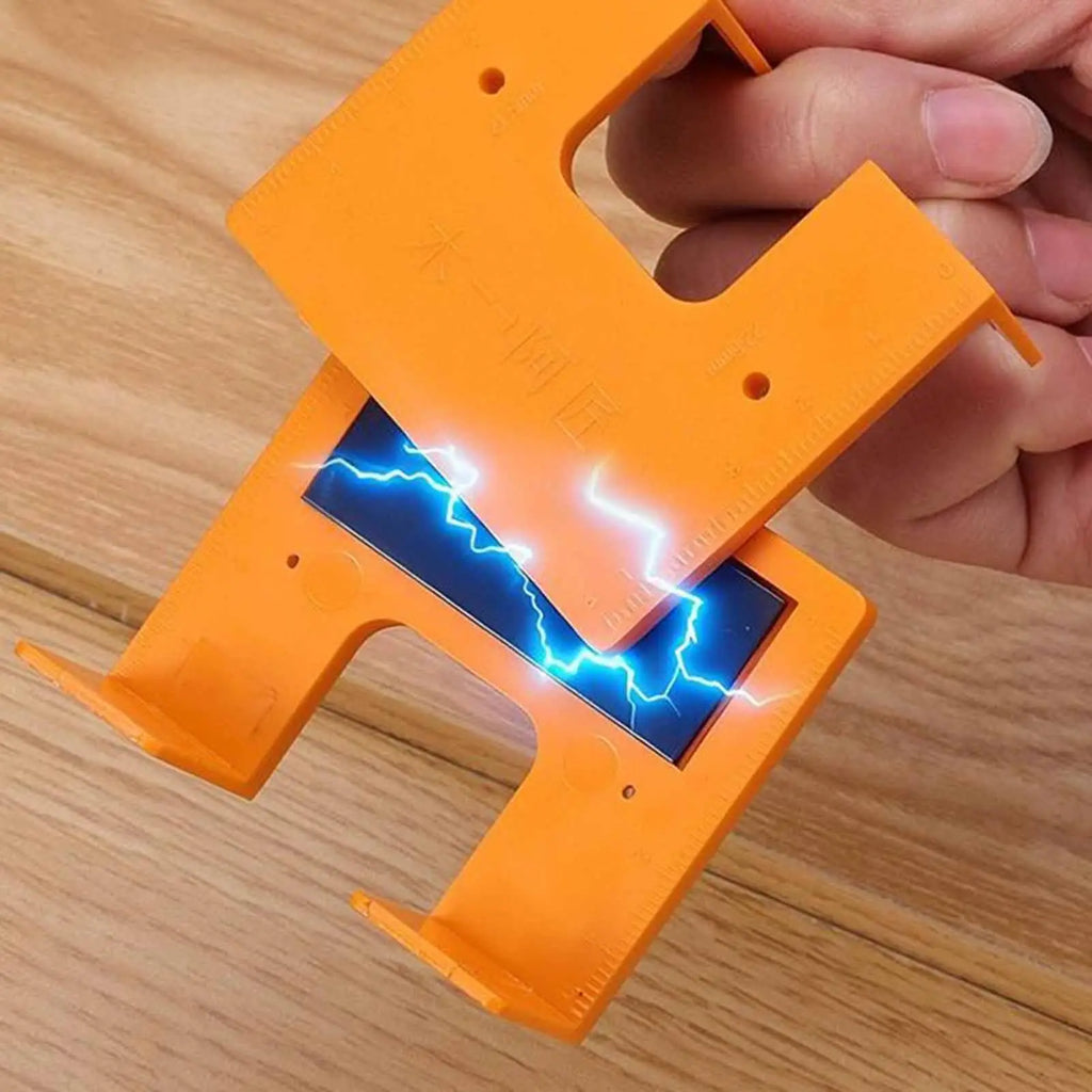 Door Hinge Jig Precise Magnetic Auxiliary Clamps Door Lock Installation Tool for Home Garage Panel Pocket Drawer Deck Zpaxo Default Title