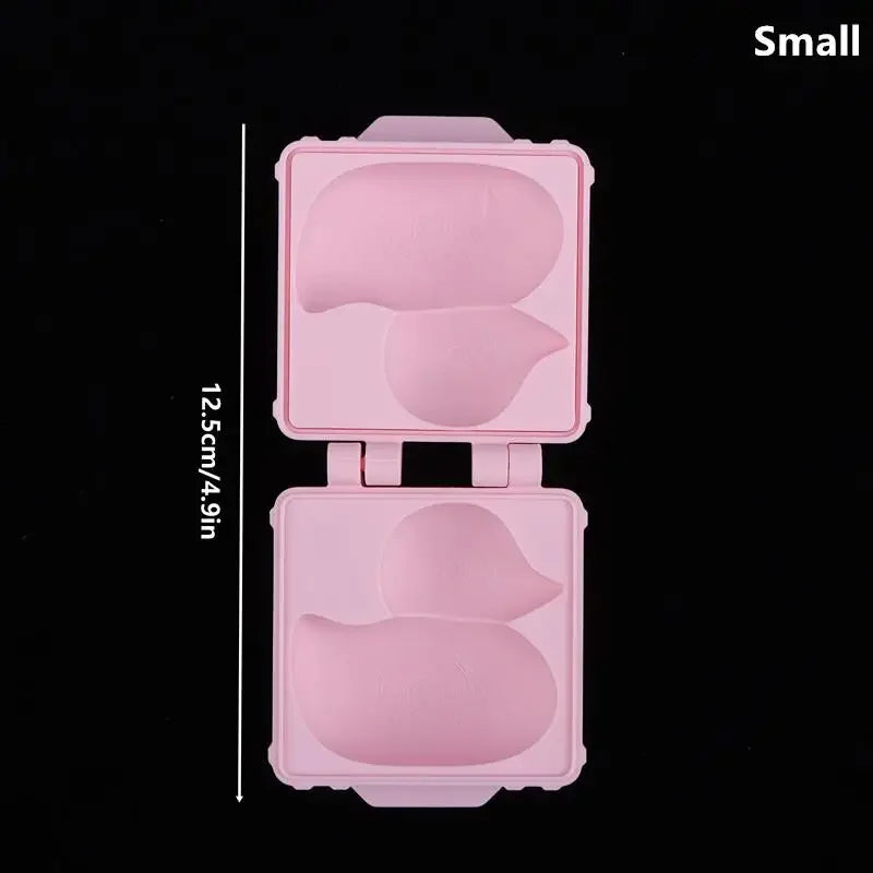 Cartoon Cute Duck Shaped Rice Mold Maker Clip Children Outdoor Plastic Duck Rice Mold DIY Maker Sushi Mold Kitchen Gadget Zpaxo Small Pink