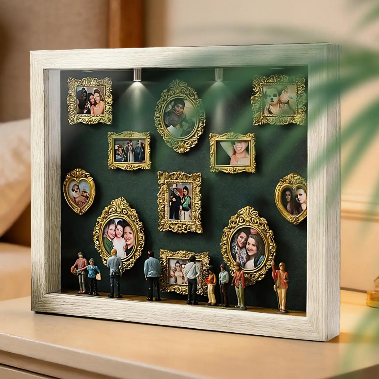 Small Display Box DIY Deep Frame Miniature Museum Figurines Mini Art