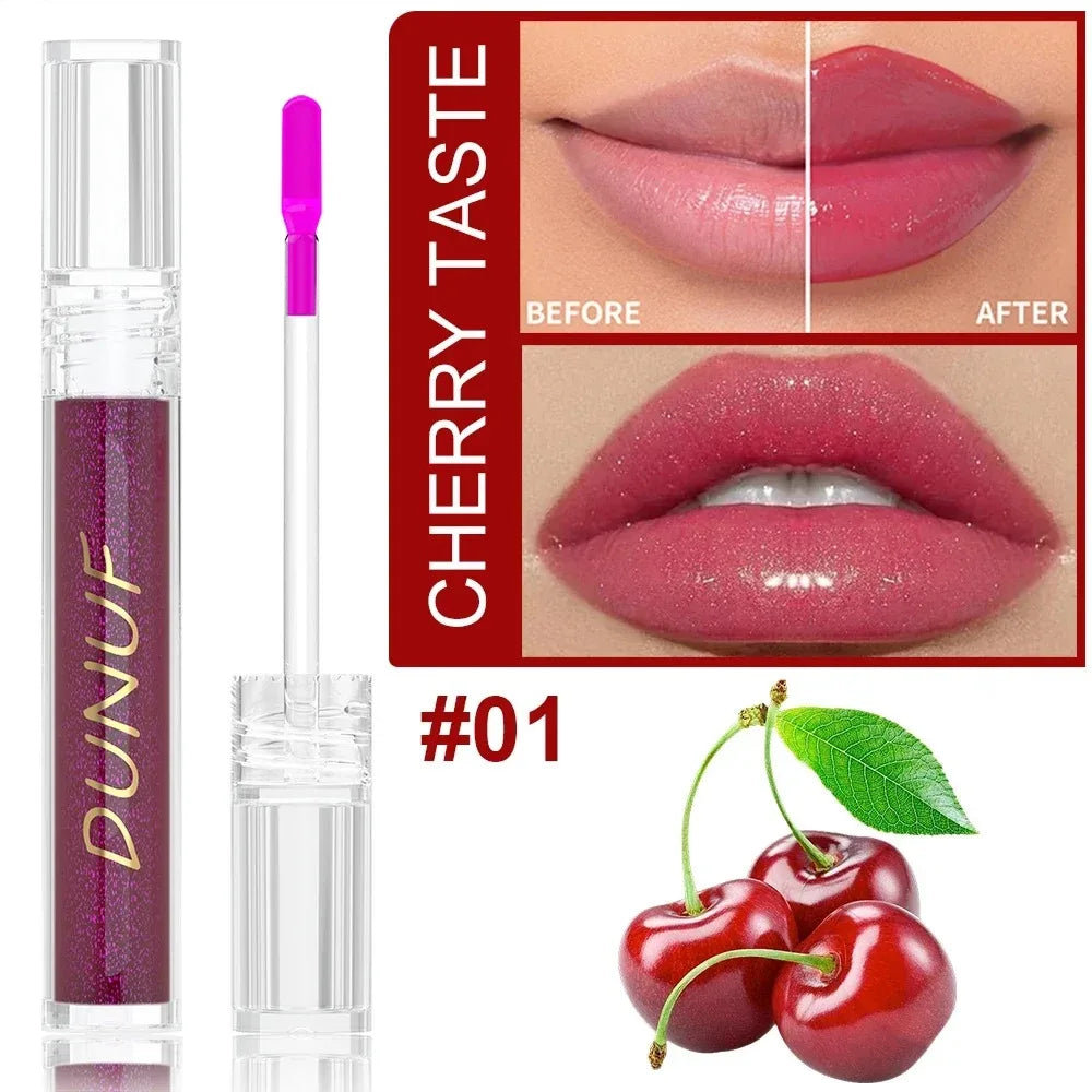 Fruit Color-changing Lip Gloss Long Lasting Nouritious Shine