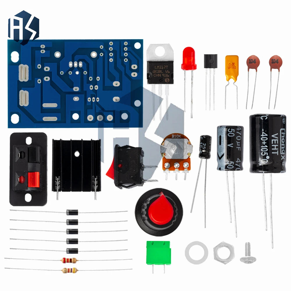 LM317 Adjustable Linear Voltage Regulator Module DIY Power Supply Zpaxo