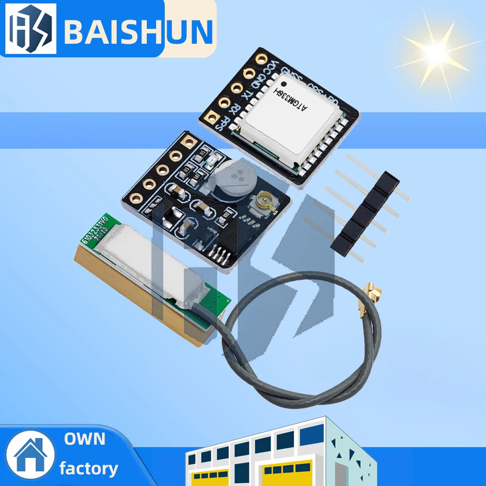 1~5PCS GPS+BDS Dual-Mode Module Flight Control Satellite Positioning Navigator ATGM336H Replacement NEO-M8N NEO-6M Zpaxo