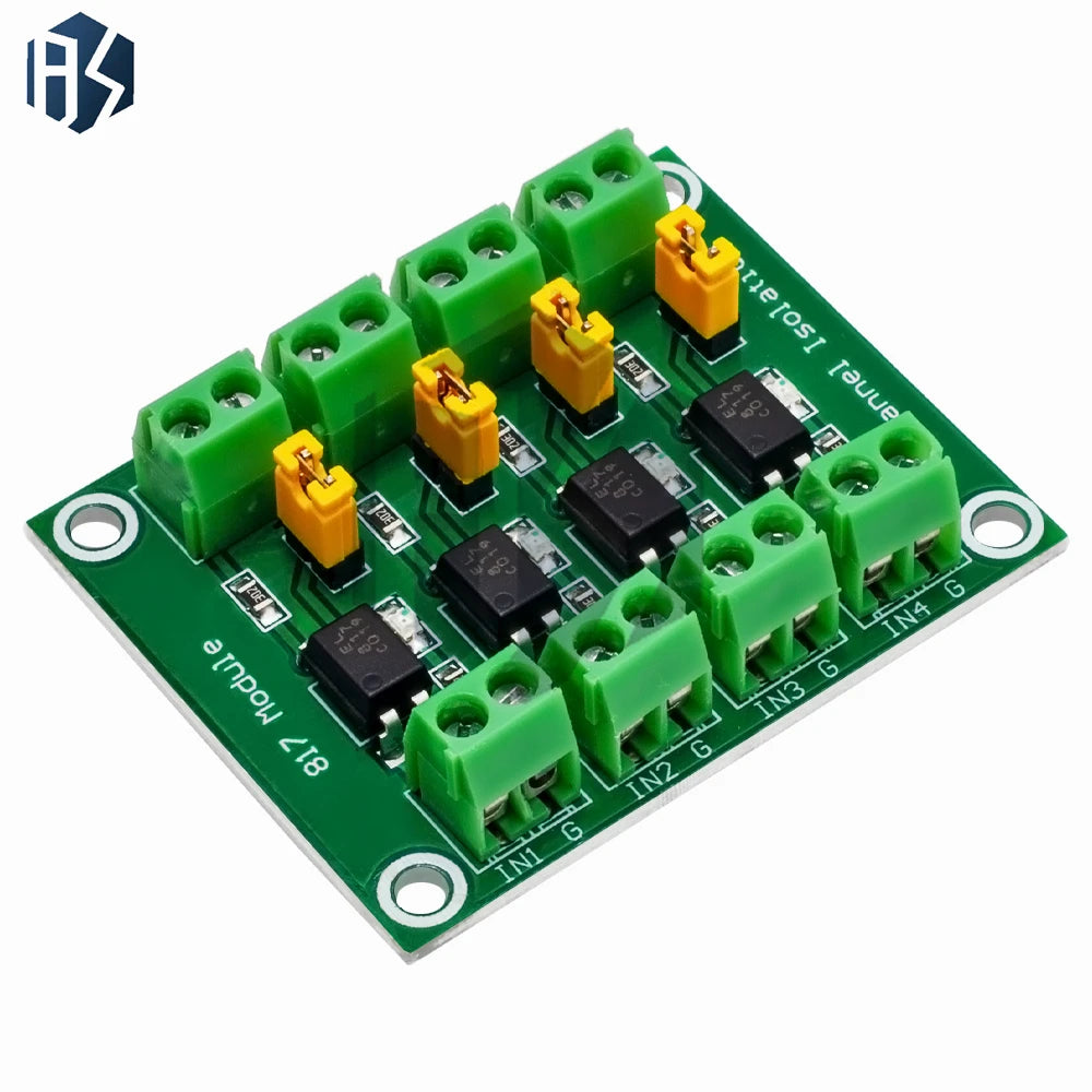 PC817 2 4 8 Channel Optocoupler Isolation Board Voltage Converter Adapter Module 3.6-30V Driver Photoelectric Isolated Module Zpaxo