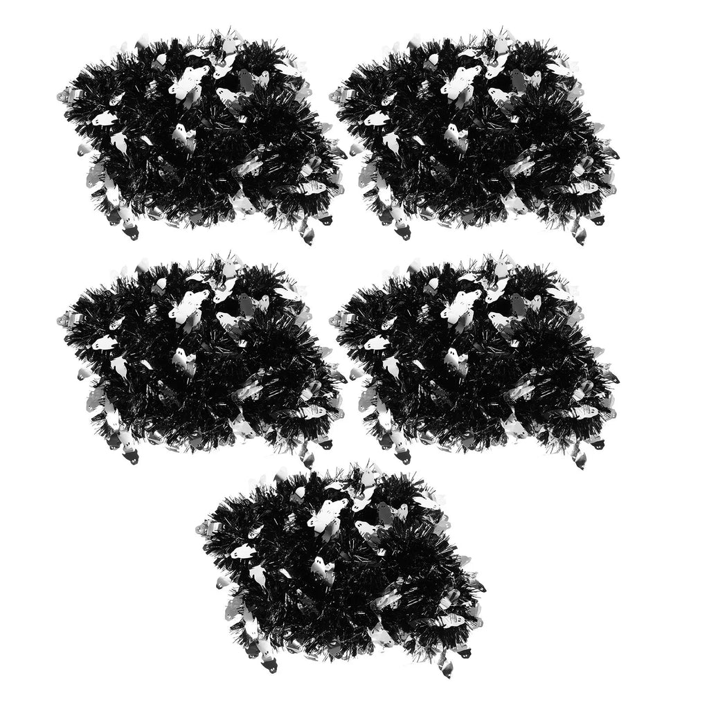 Halloween Tinsel Garland 6 56ft Glittery Spooky Hanging Decoration