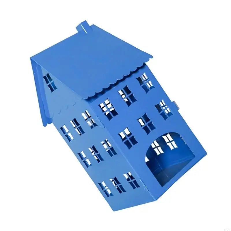 Iron House Hanging Holder Tealight Ornament Decors