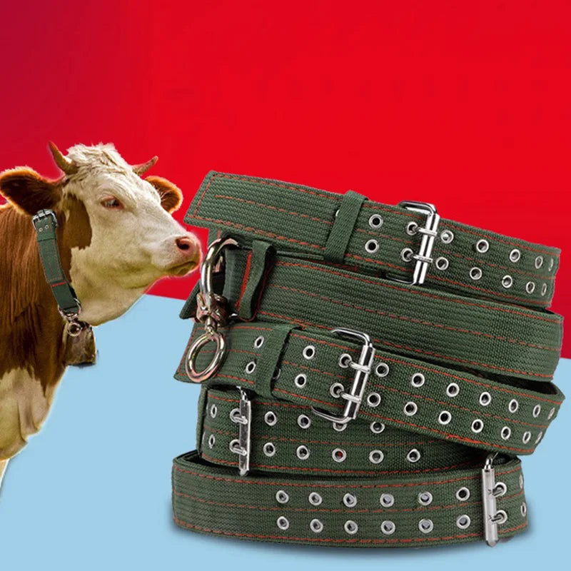 Strong Durable Belay Tie Adjustable Cattle Collar Cow Hauling