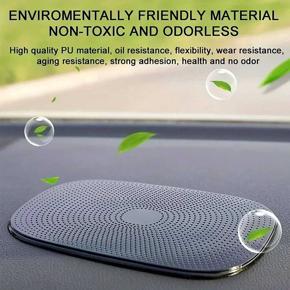 Car Dashboard Anti-Slip Silicone Sticky Pad – Phone Holder Dashboard Grip Pad Zpaxo