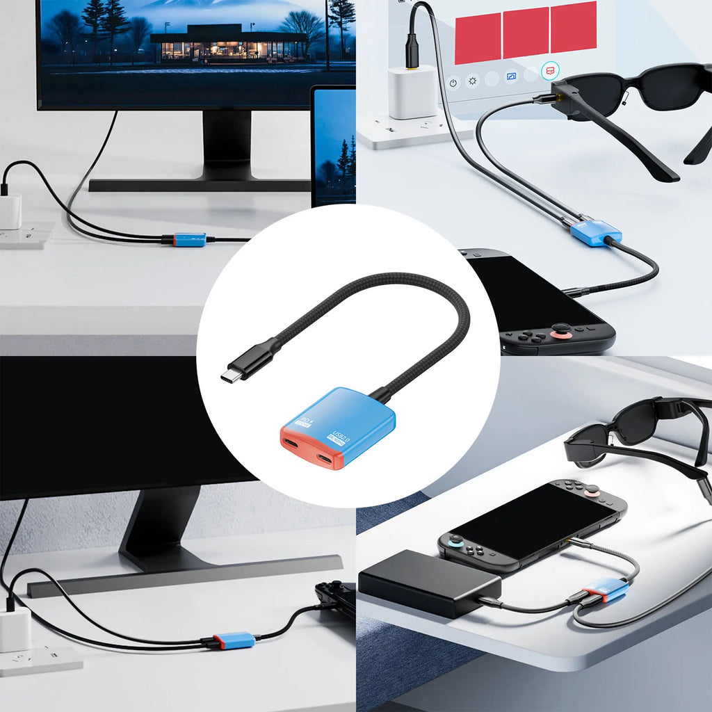 USB C 1 Converter PD100W Charging 8K 60Hz Video Full-function