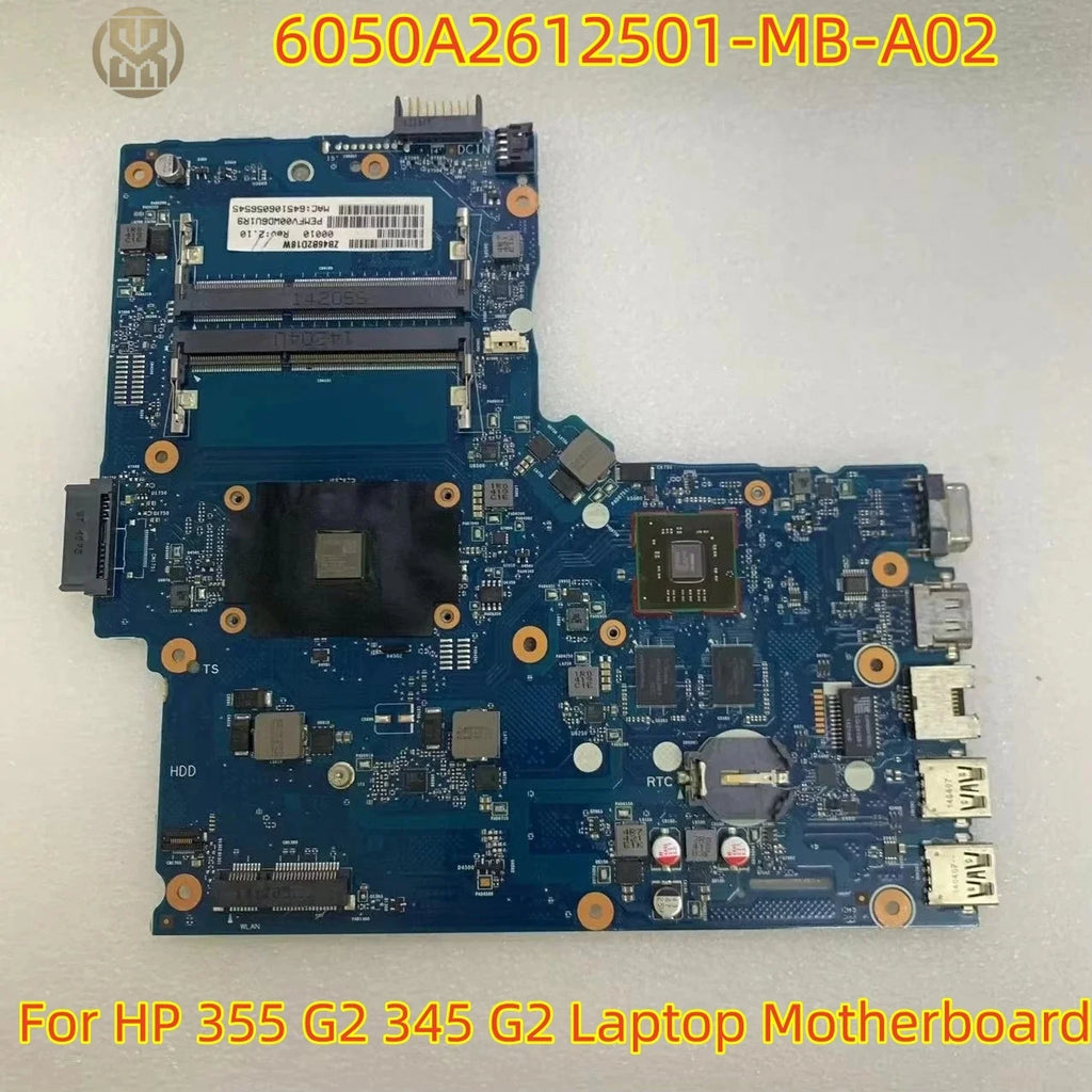 6050A2612501-MB-A02 HP 355 G2 345 Laptop Motherboard W A8-6410 CPU