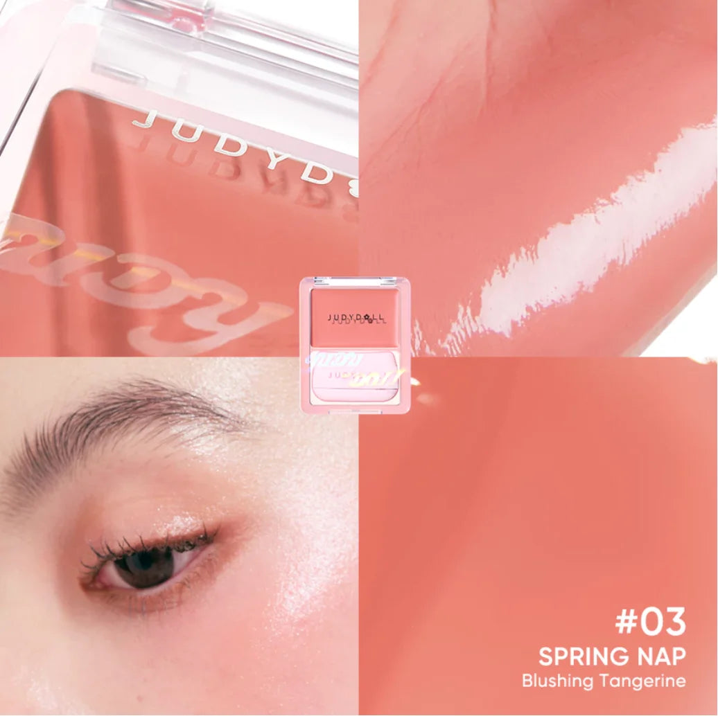 Judydoll Water Gloss Blush Cream Light Sensation Good Melting Skin Zpaxo 03