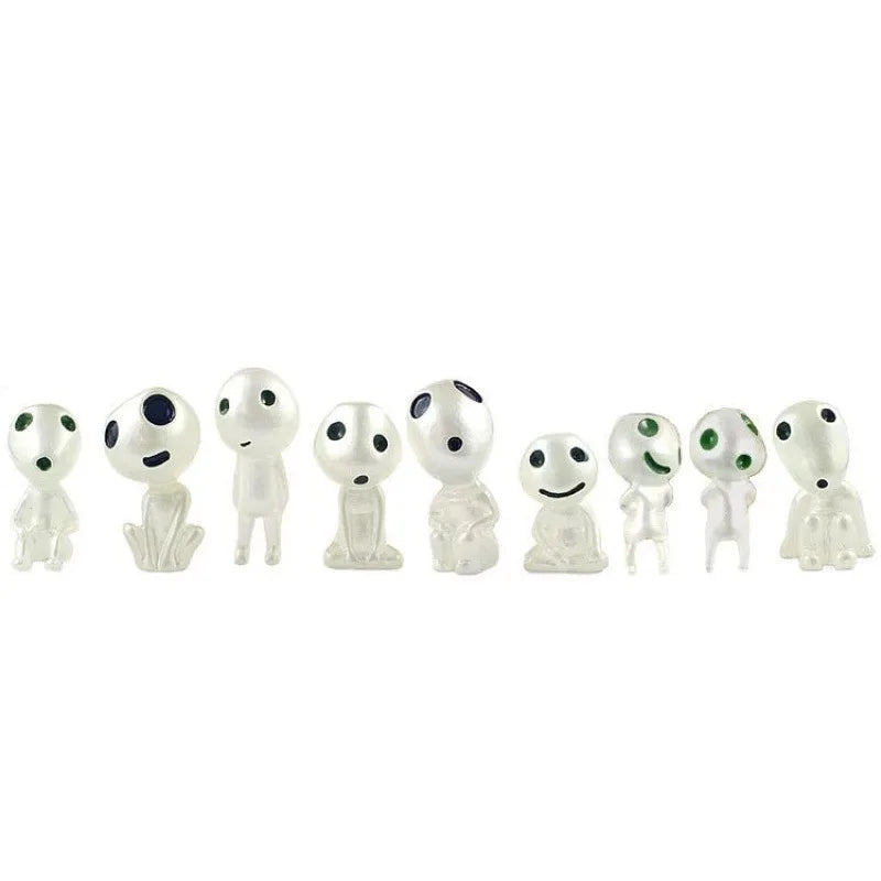 10 Miniature Luminous Landscape Decorations Princess Shape Home Decor