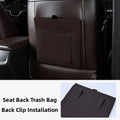 Waterproof Car Garbage Bag Storage Pocket Leak-proof Magnetic Adsorption Storage Bag Space Saving Garbage Bin Zpaxo Brown