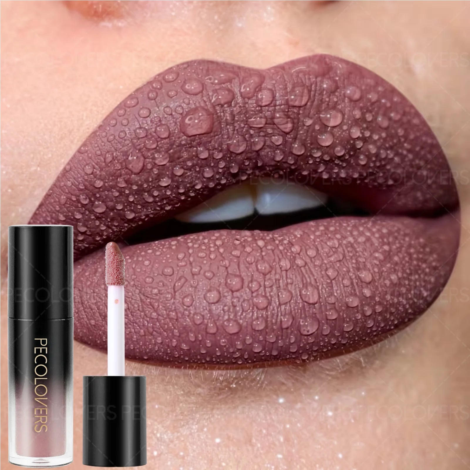 Christmas 1PC Matte Velvet Liquid Lipstick - Non-Sticky Waterproof, Ideal Gift Zpaxo