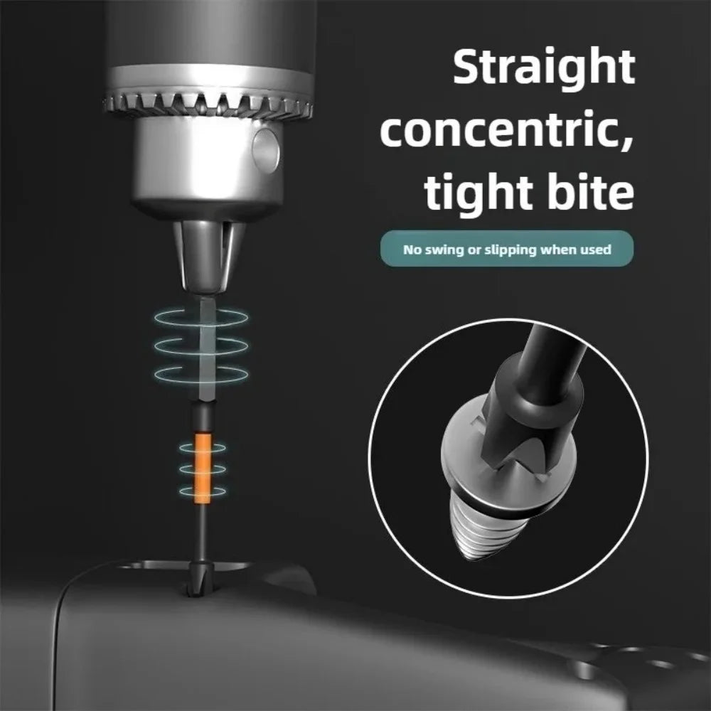 3-Pack S2 Magnetic Impact Screwdriver Bits | Anti-Slip Cross Drill Screwdriver Bit Set Zpaxo