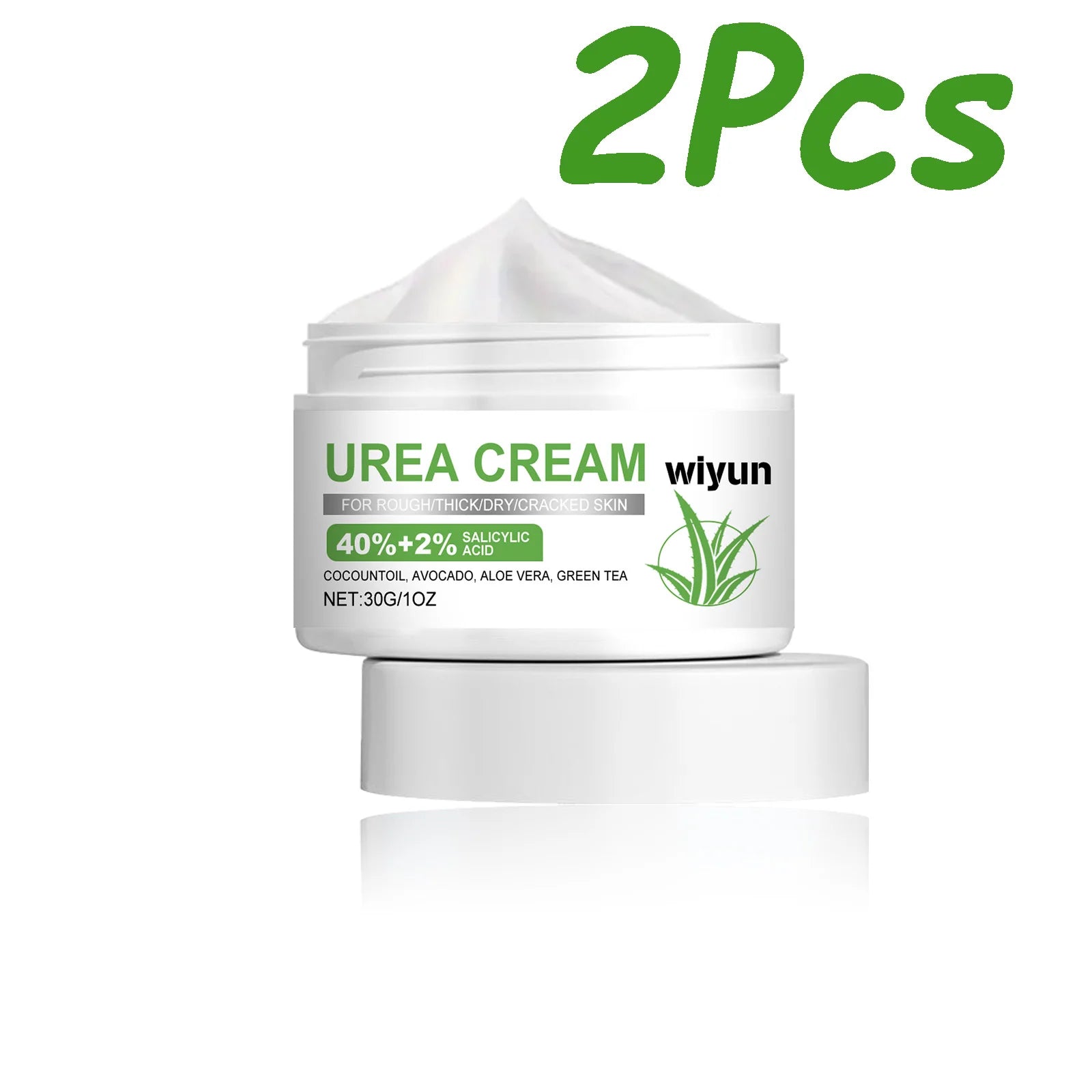 WIYUN 40% Urea Foot Cream – Cracked Heels & Callus Repair Urea Foot Cream Zpaxo 2 x 30g Boxed