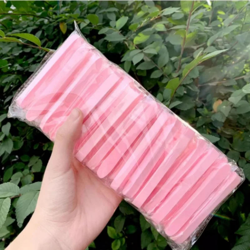 Compressed Face Wash Sponge Ultra-soft Reusable Travel-friendly Zpaxo Pink-50pcs