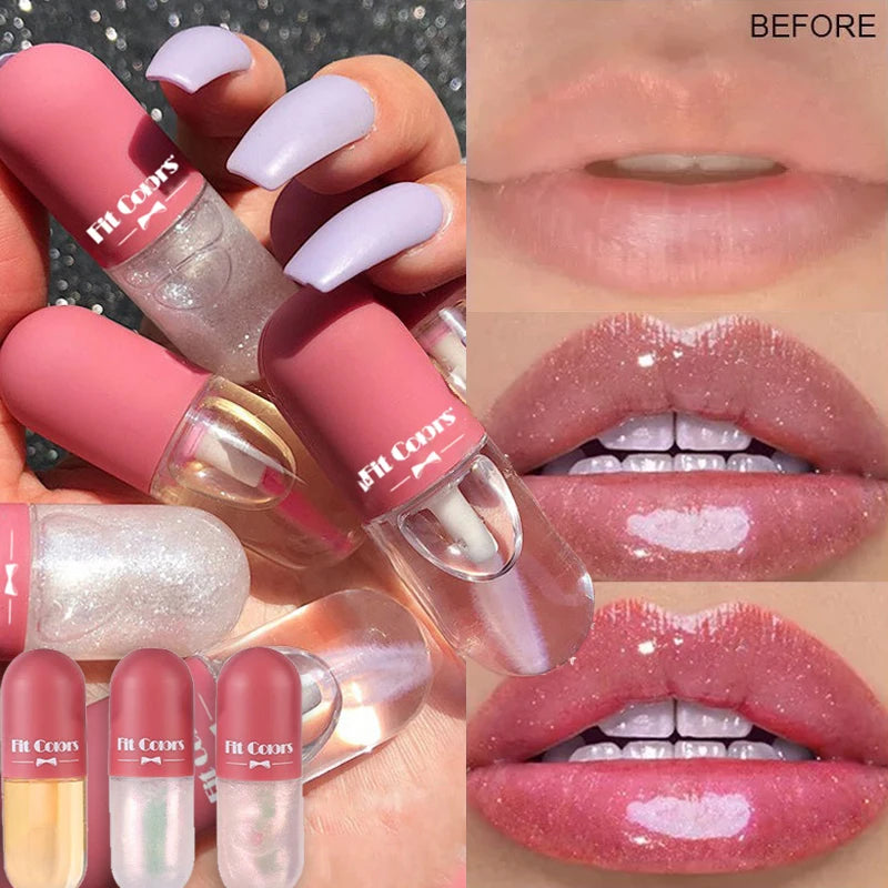 Capsule Liquid Lip Blam Moisturizing Transparent Changing Plumper