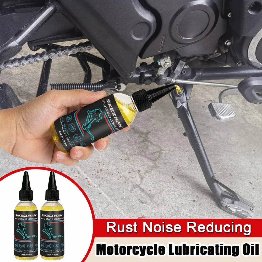 100ml Motorcycle Chain Lubricating Oil Main/Side Parking Stand Lubricants Maintenance Rust Noise Reducing Bicycles Chain Oil Zpaxo