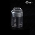 Modular Transparent Plastic Storage Container | Drill Bit Organizer Storage Container Zpaxo 65mm