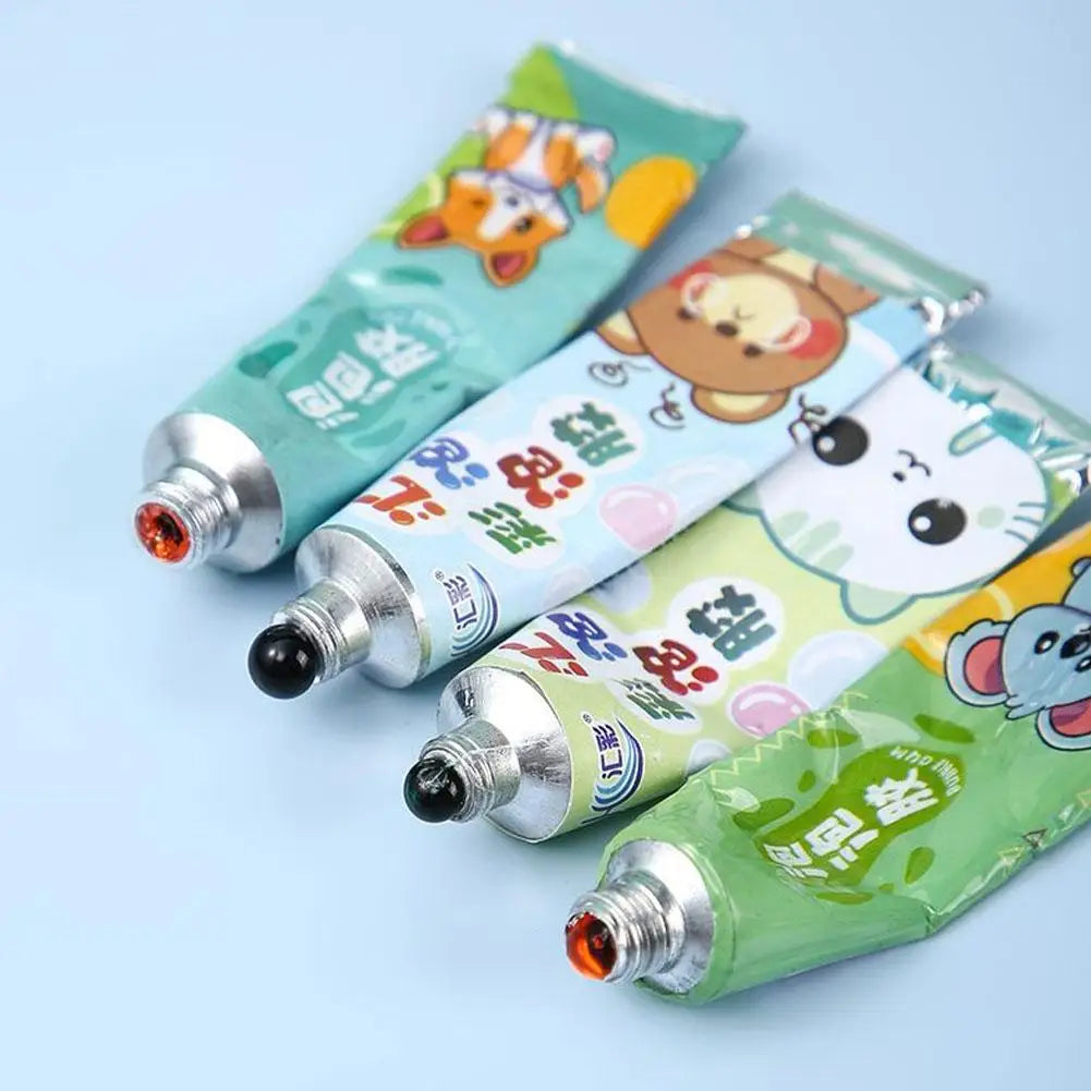 Bubble Blowing Gel Tubes – Kids Party Favors & Carnival Prizes Bubble Blowing Toy Zpaxo