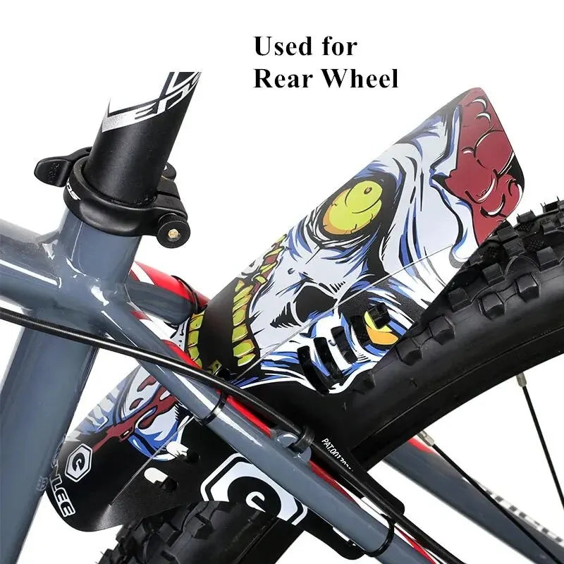 1pc Reflective Mudguard MTB Bicycle Fender Suitable for Front Fork Rear Wheel Fender Reflective Mud Guard Cycling Parts Zpaxo