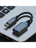 652F Efficient Type C to USB3.0 OTG Connector Rapid Data Transfer and Expansion Zpaxo CN