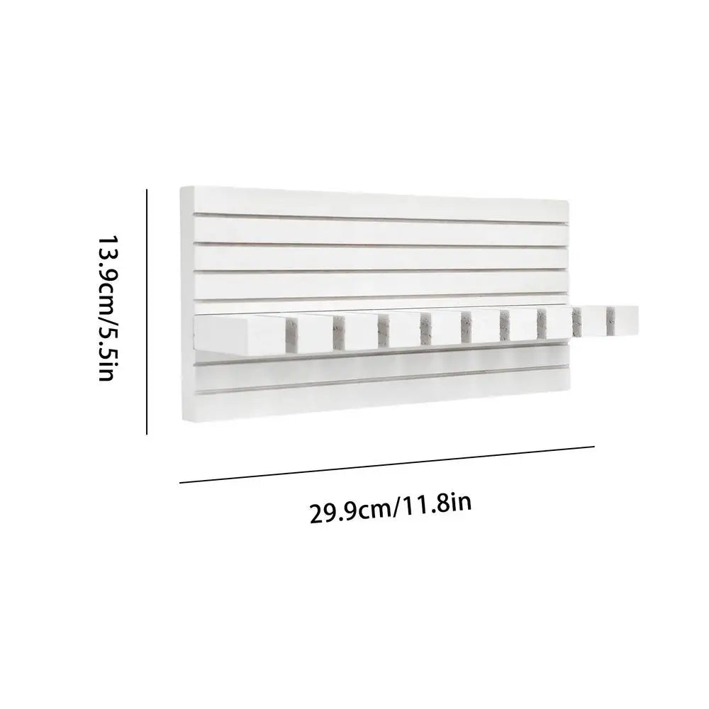 Belt Hanger Closet Wooden Wall Mount Sturdy Space Saving Organizer