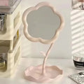 Cloud-shaped Desktop Makeup Mirror Storage Tray Adjustable Angle