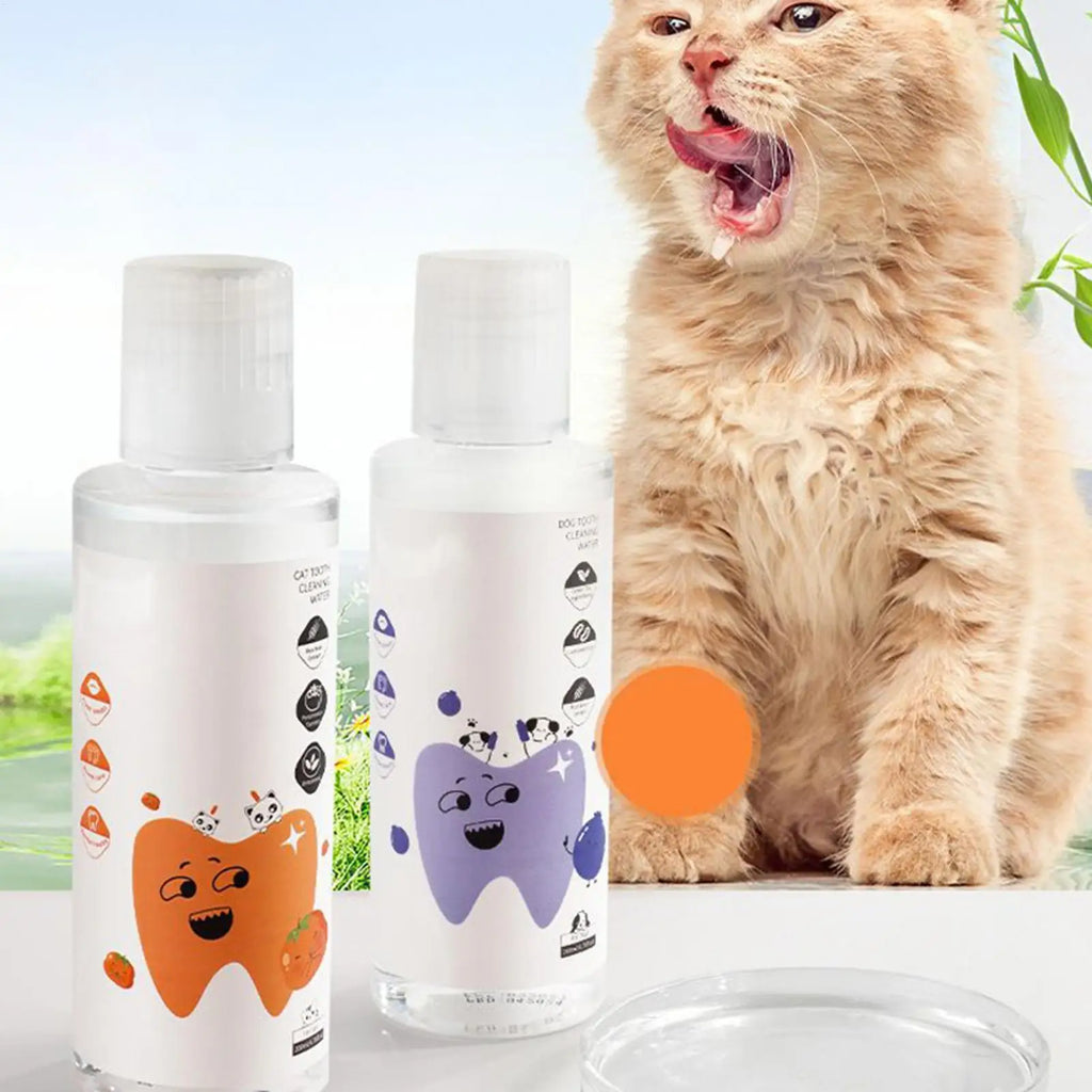 Dog Dental Water Additive Fresh Breath Teeth Care Solution Plaque